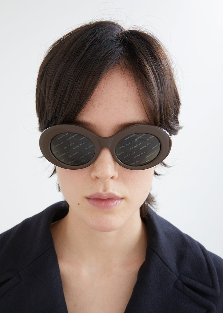 Logomania Round Sunglasses