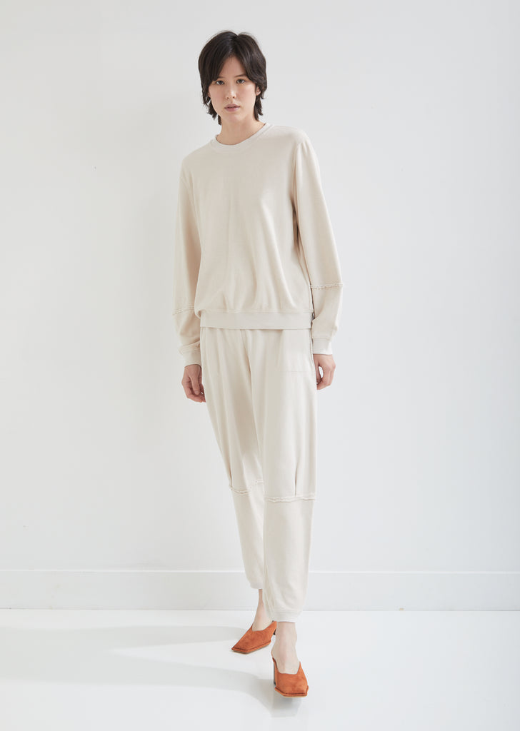 Mineral Wash Medley Lantern Sleeve Sweatshirt