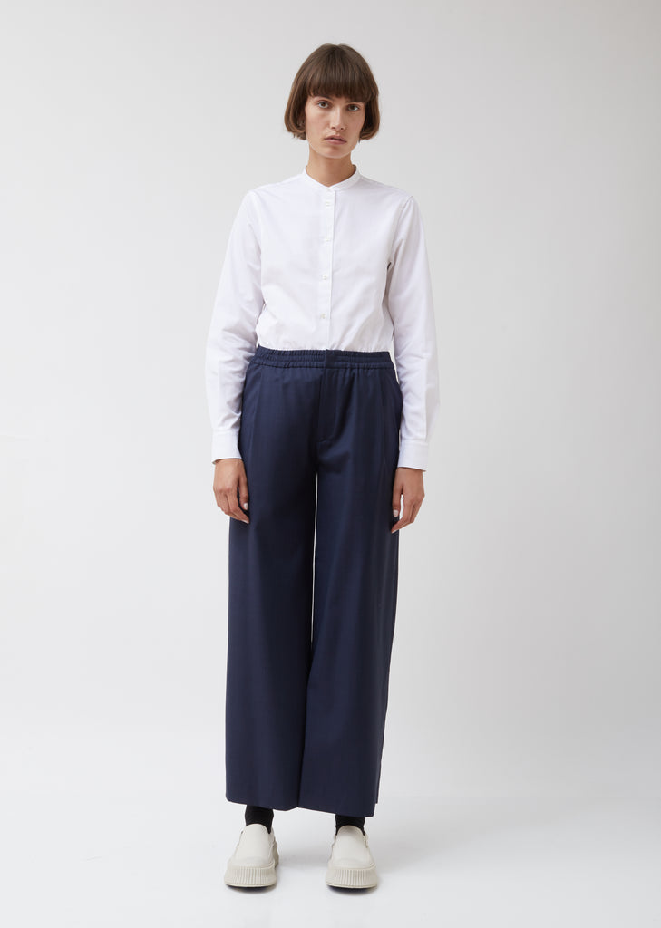Wool Wide-Leg Trousers Shed
