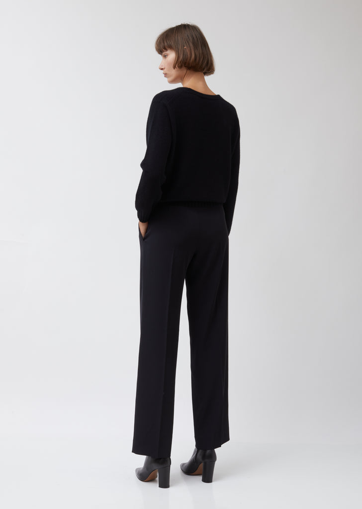 Black Suiting Soft Trousers #8