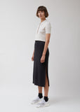 Long Cashmere Wool Pencil Skirt
