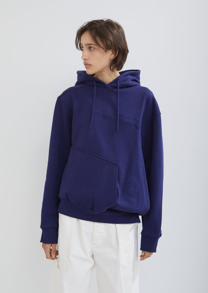 Twisted Logo Hoodie by Martine Rose- La Garçonne Twisted Logo Hoodie by Martine Rose- La Garçonne