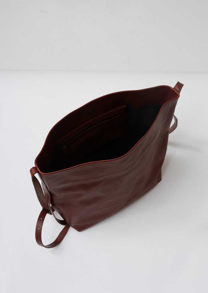 Brown Leather Shoulder Bag
