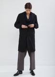 Convertible Hooded Wool Jacket