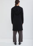Convertible Hooded Wool Jacket