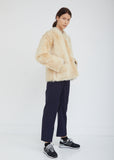 Lima V-Neck Shearling Reversible Jacket