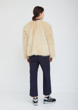 Lima V-Neck Shearling Reversible Jacket