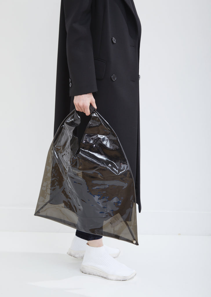 Transparent PVC Triangle Tote