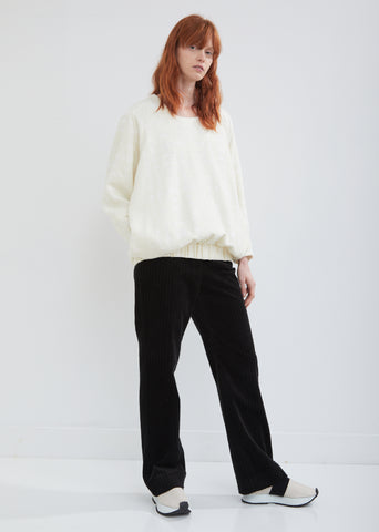 Tulov Elastic Hemmed Sweatshirt