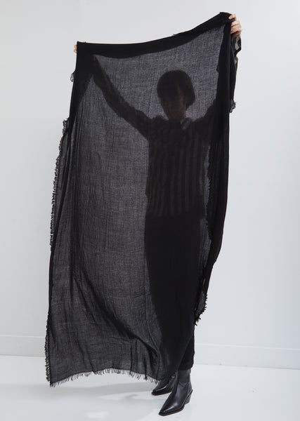 ANN DEMEULEMEESTER BERIT SCARF ロング マフラー Casimir Cashmere Scarf by Ann Demeulemeester- La Garçonne