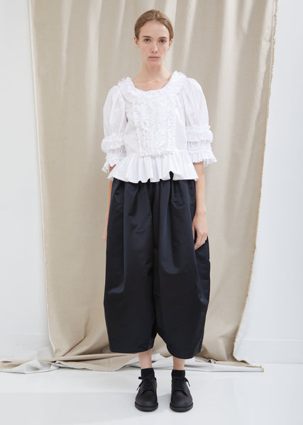 COMME des GARCONS バルーン ブレースパンツ ホワイト COMME des GARCONS バルーン ブレースパンツ ホワイト (COMME