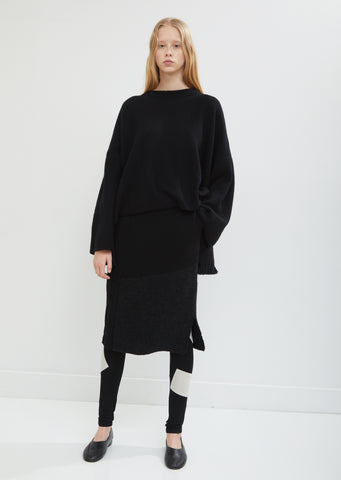 Intarsia Tight Skirt