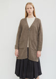 Yak V-Neck Long Cardigan