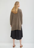 Yak V-Neck Long Cardigan