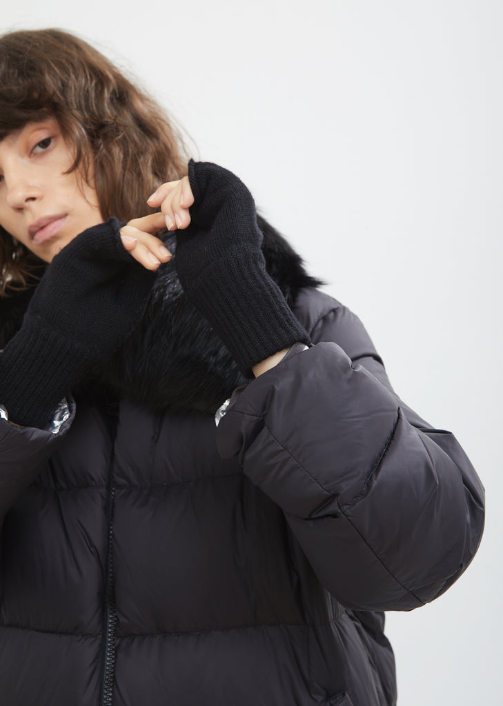 Rolled Edge Fingerless Glove