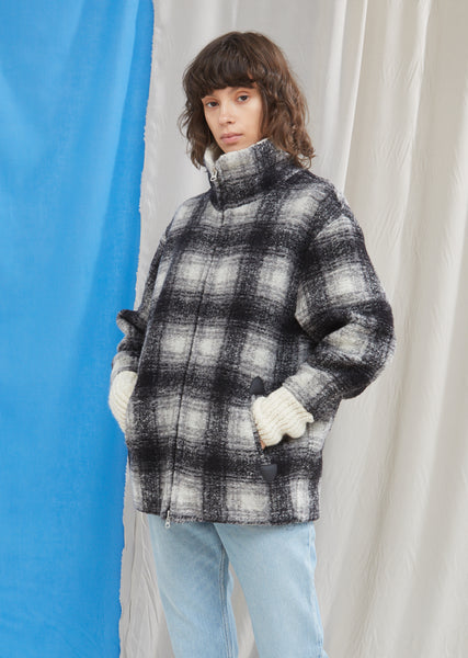 Gimo Checked Wool Jacket by Isabel Marant- La Garçonne
