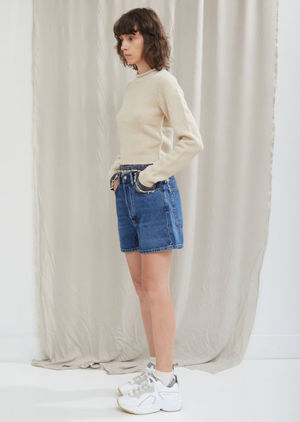Mid Blue Shorts by Acne Studios Blå Konst- La Garçonne