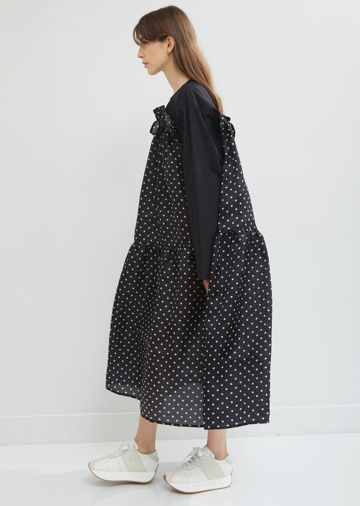 Doralia Composed Polka Dot Dress