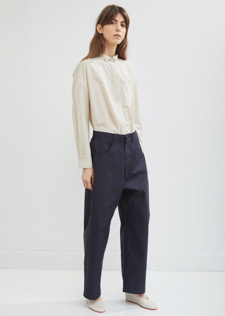 Pomona Contrast Cuff Casual Pants
