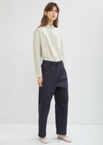 Pomona Contrast Cuff Casual Pants
