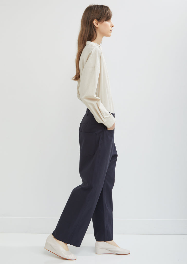 Pomona Contrast Cuff Casual Pants