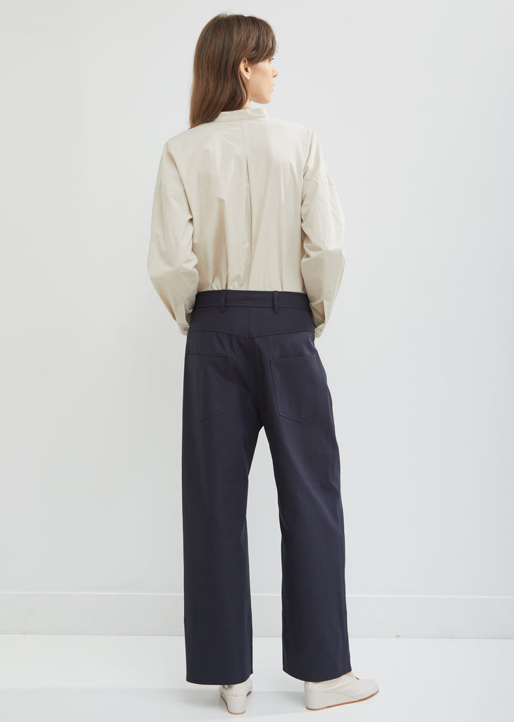 Pomona Contrast Cuff Casual Pants