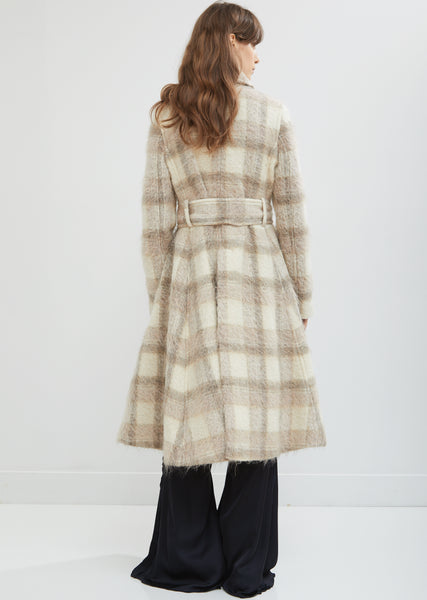 ジャケット・アウター URU 19AW WOOL CHECK BELTED COAT 09.18.1896406_Look_40_grande.