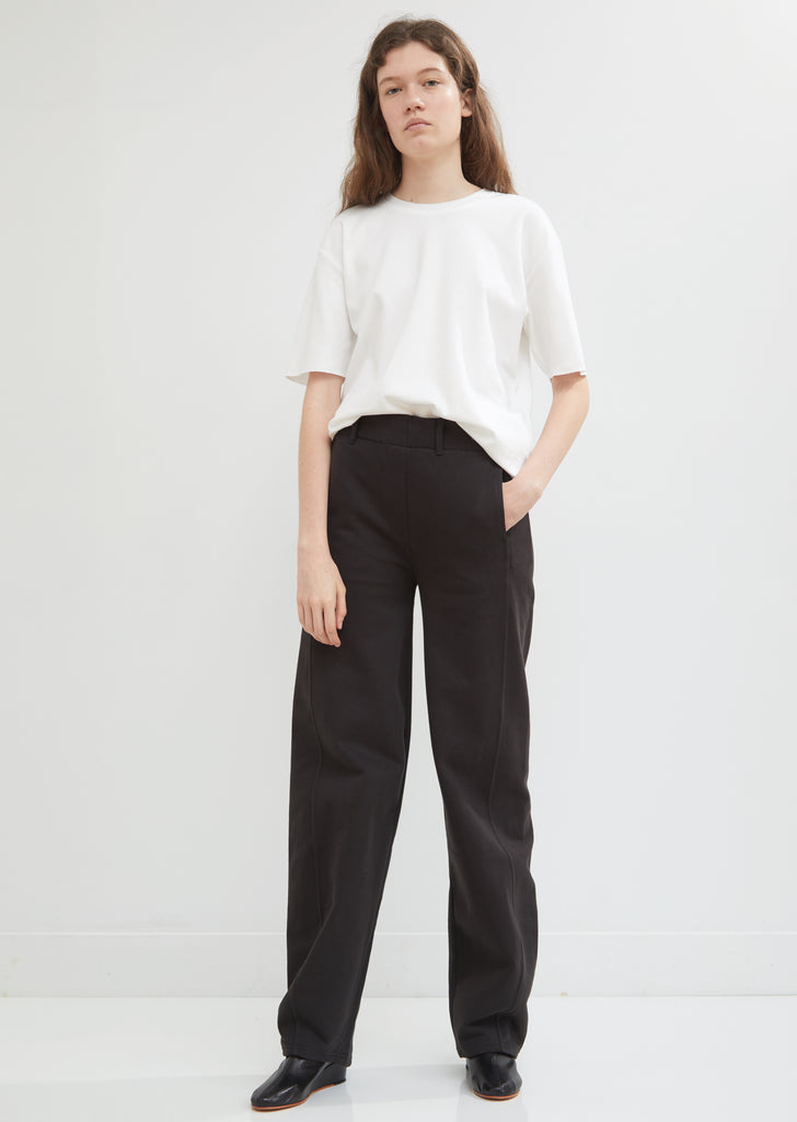 Molleton Large Twisted Cotton Pants