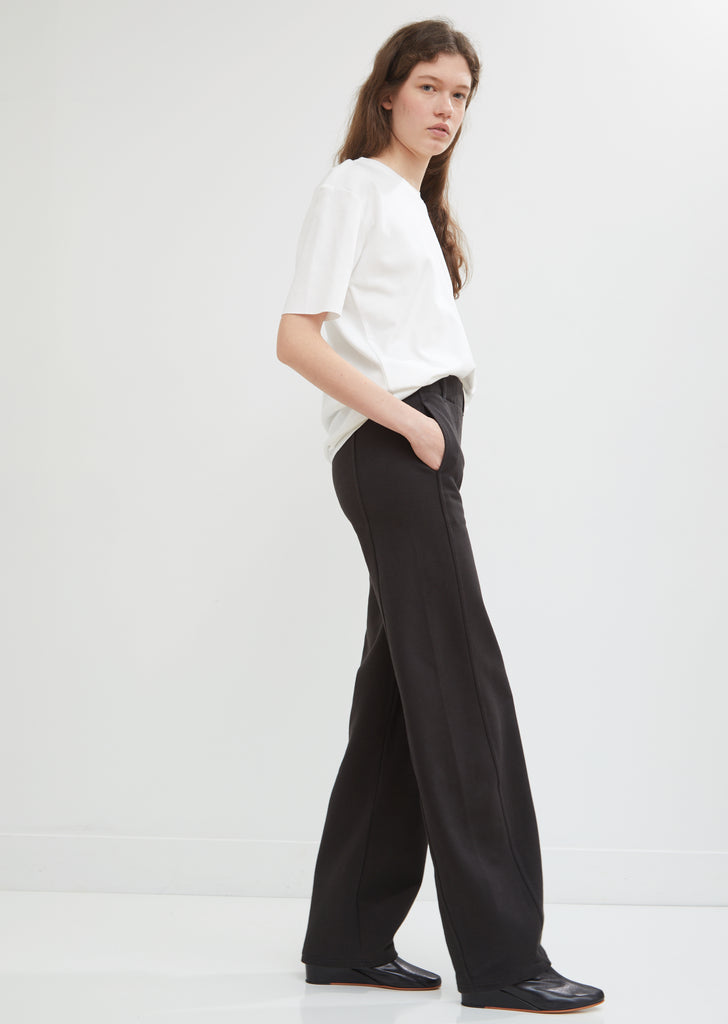 Molleton Large Twisted Cotton Pants
