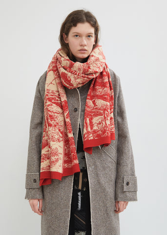 Wool and Cotton Nature Stole