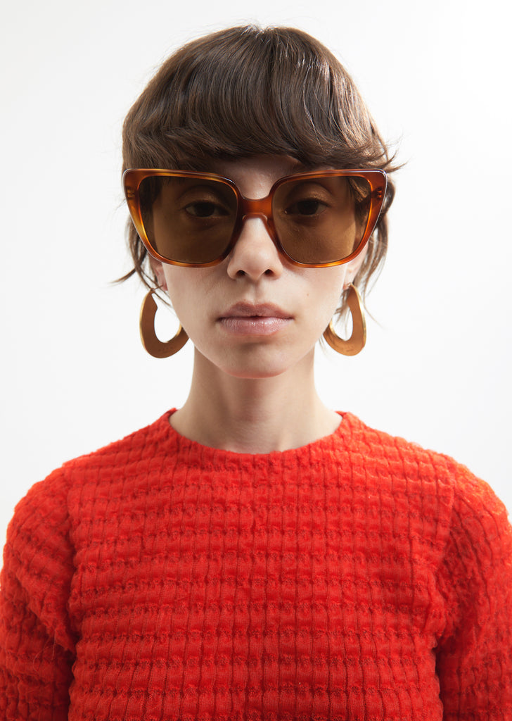 Oversized Rectangular Sunglasses