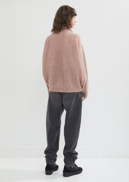 Cyclan Mohair Half Zip Sweater by Isabel Marant Étoile- La