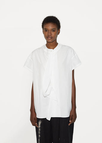 Drape Short Sleeve Blouse
