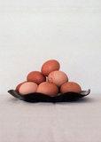 Large Petal Plate — Pecan