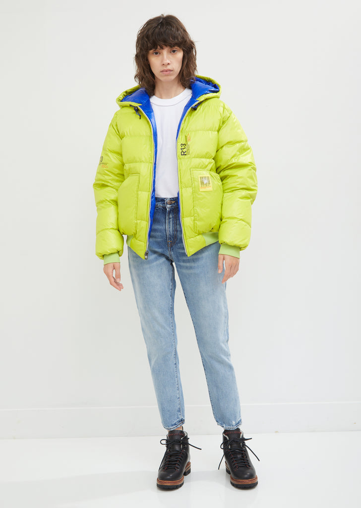 Reversible Down Hoodie Jacket