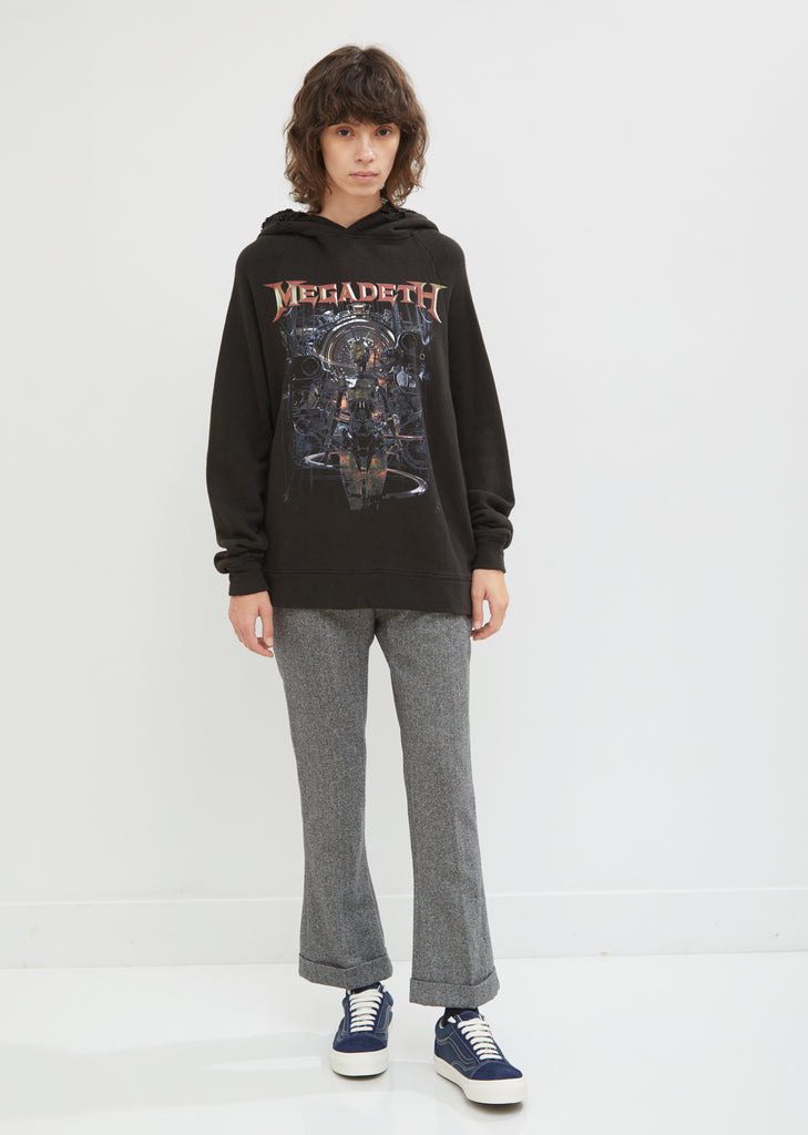 Distressed Megadeth Machina Hoodie