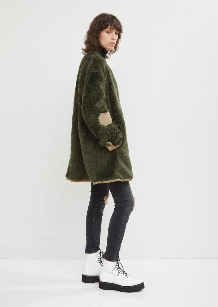 Short Wool and Alpaca Fur Liner