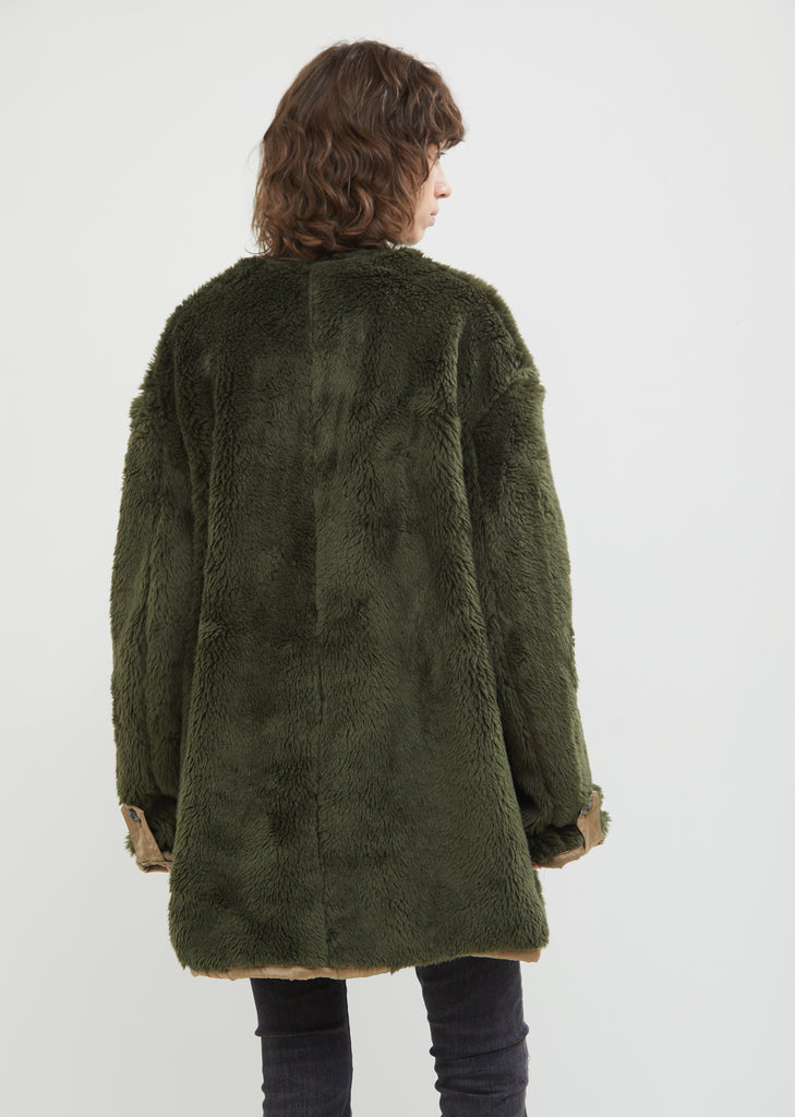 Short Wool and Alpaca Fur Liner