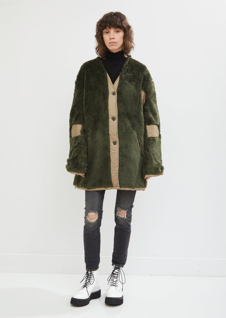 Short Wool and Alpaca Fur Liner