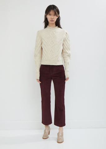 Mereo Corduroy Straight Leg Trousers