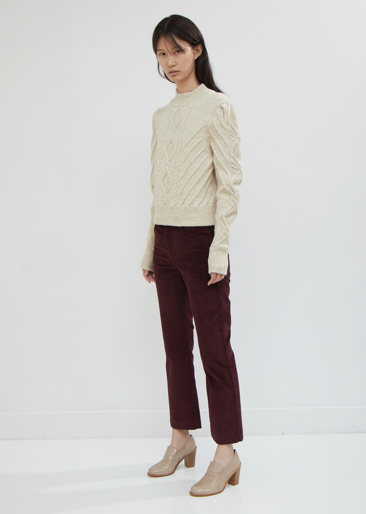 Mereo Corduroy Straight Leg Trousers
