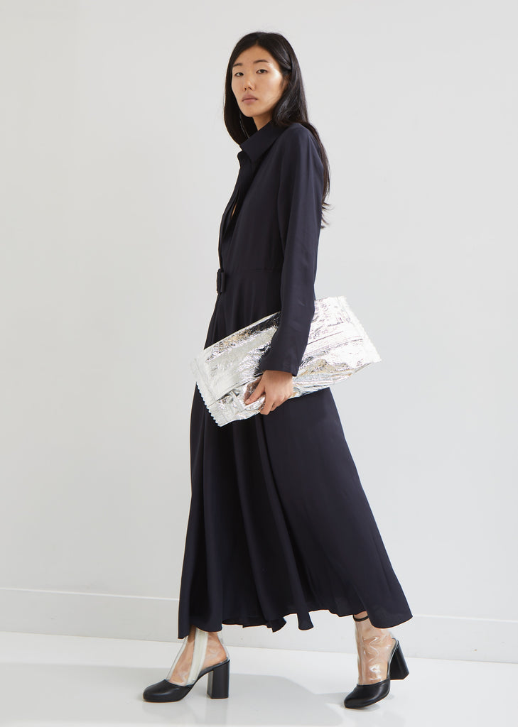 Crinkled Silver Candy Bag