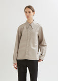 Pointed Collar Shirt