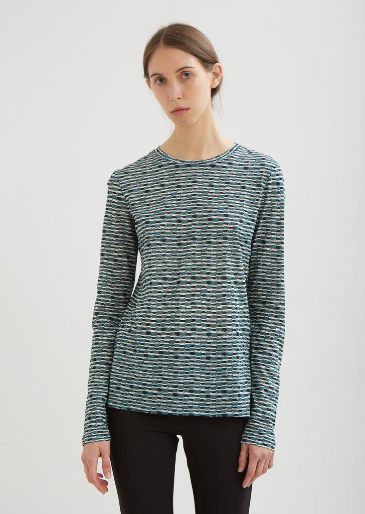 Printed Tissue Jersey T-Shirt