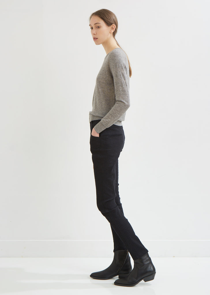 Karen Slim Pinstripe Trousers