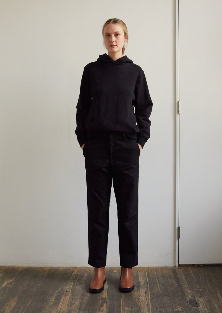 Stitched "Sashiko" Drawstring Relax Trousers