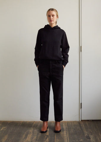 Stitched "Sashiko" Drawstring Relax Trousers