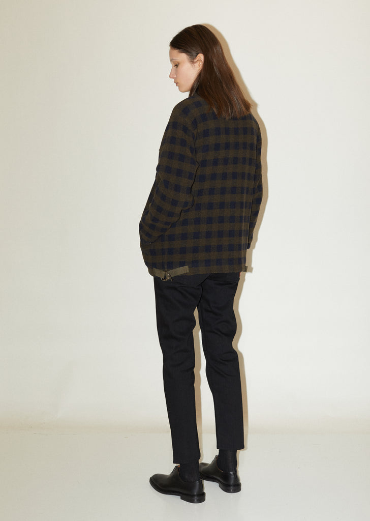 Courmayeu Wool Check Jacket