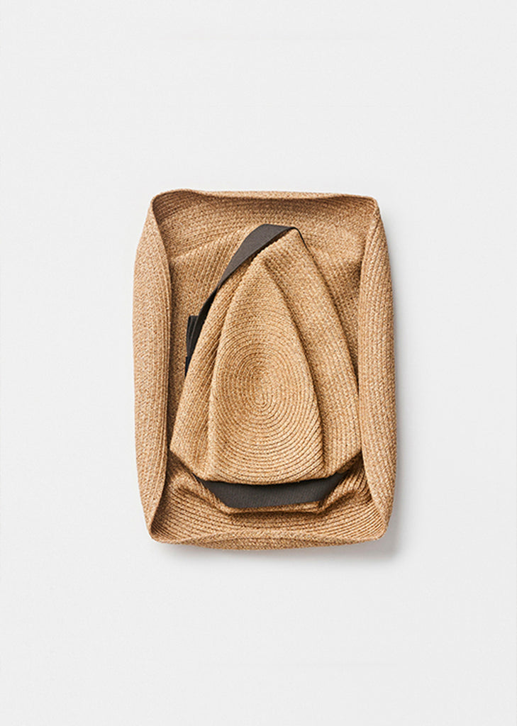 Boxed Hat 11 cm Plain Tape — Mixed Brown x Grey x Navy