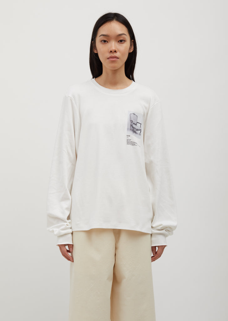 Normal Chair Print Long Sleeve Tee